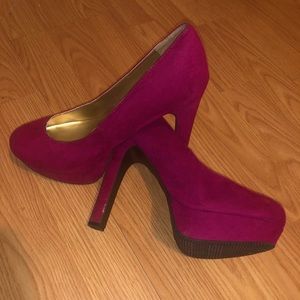 Platform shoe high heel